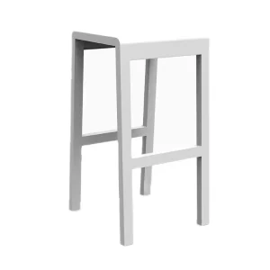 Liam cafe Stool T in white for cafe