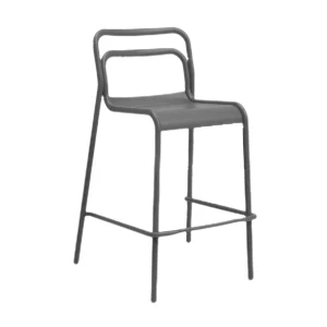Nainai restaurant Stool in black colour