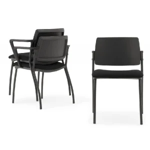 Chair for use in commercial settings such as restaurants, cafes, bars, or hotels. They are typically made of durable materials.