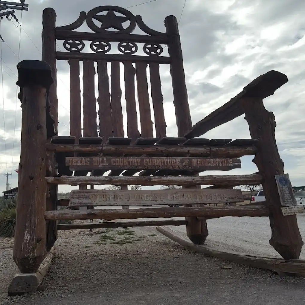 Giant Rocking Chair The Star of Texas