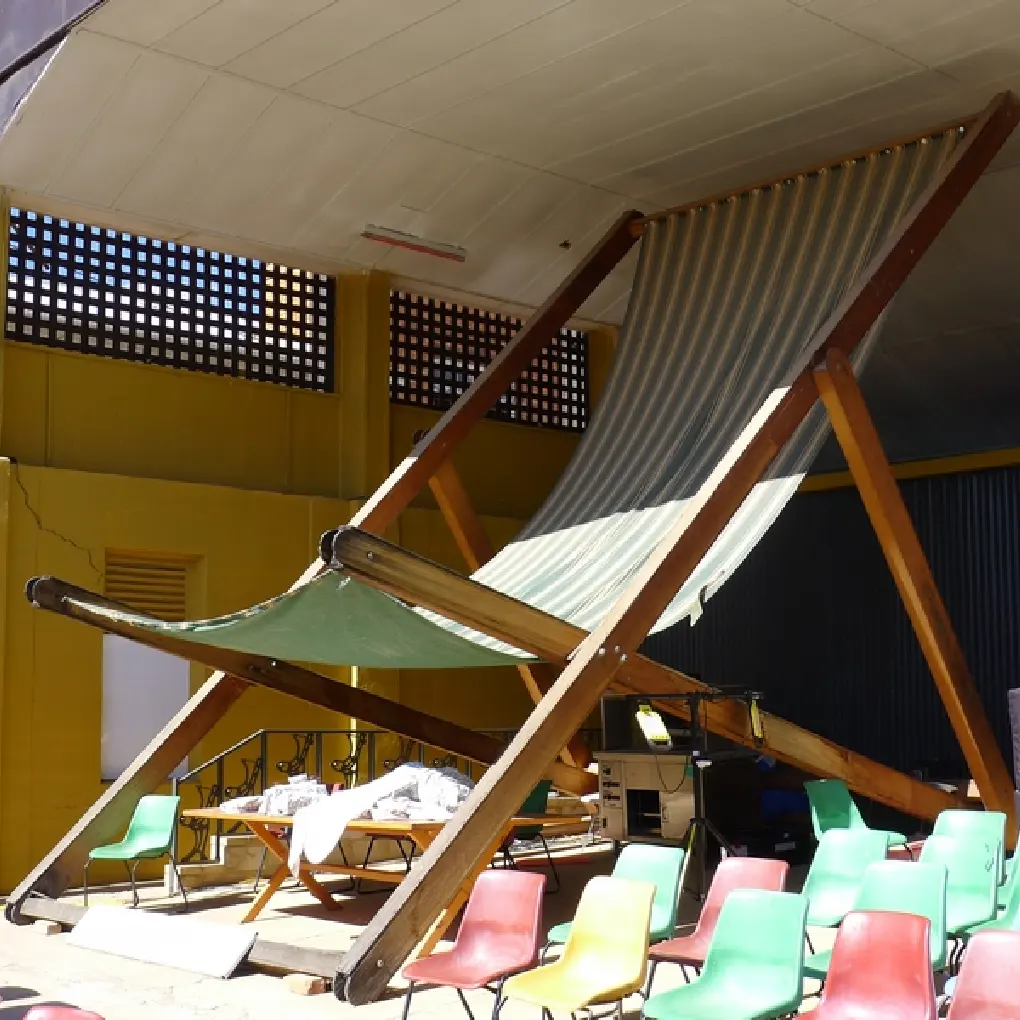The Big Deck Chair in Winton QLD,  Australia