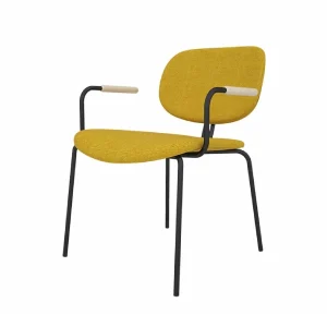 Orlando Cafe Arm Chair restaurant chair yellow