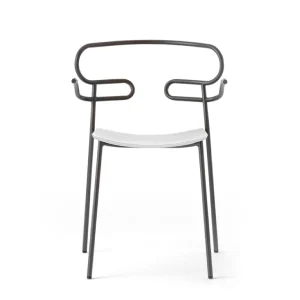 Cesare Arm Chair Wavy Line ST Restaurant chair