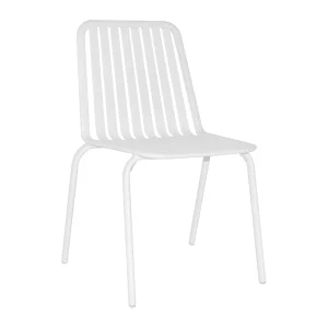 Michele White Chair for cafe