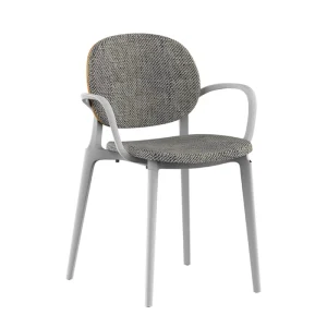Ottone Upholstery Arm Chair for restaurant